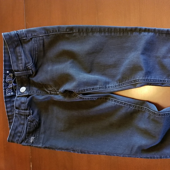 Miss Me Denim - Miss Me Black Wash Ashley Low Rise Jegging Size 27